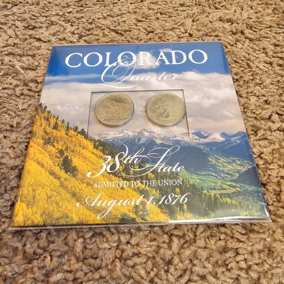 Us Mint Other - 2006 Colorado 38th State Commemorative Quarter Advisory Commission NIP W/QTRS